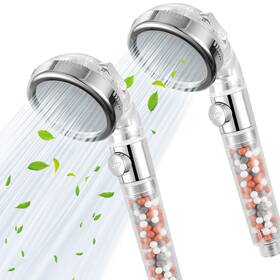 Nd-807-jm Nuodan Filtered Handheld Shower Head With On/off Switch - High Pressure 3 Spray Sett