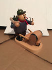 Nwg11-21517 Kwo Beer Barrel Deliveryman German Christmas Incense Smoker Made In
