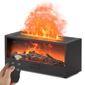 Ffd-103 Omnexa Fireplace Flame Diffuser Air Humidifier Essential Oil With 7 Colors