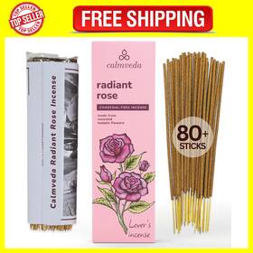 Onetap Retail 313107699634 Rose Incense Sticks 80 - Charcoal Free Handmade By Indian Artisans Per