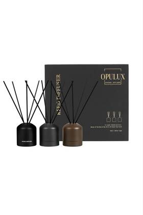 Mc-3srd Opulux Reed Diffuser Set 3 Pack 5oz Aromatherapy Gift Home Decor Bathroom Acces