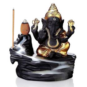 Otofy 667581985531 Handmade Ceramic Incense Holder Backflow Burner Figurine Incen