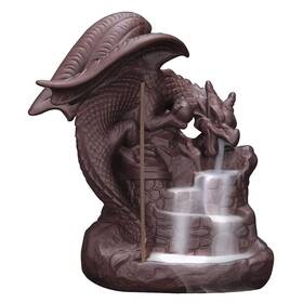 Otofy 729270770023 Handmade Ceramic Incense Holder Backflow Burner Figurine Con
