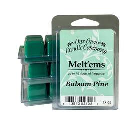Our Own Candle Company 813542028452 Premium Wax Melt Balsam Pine 6 Cubes 2.4 Oz 4 Pack