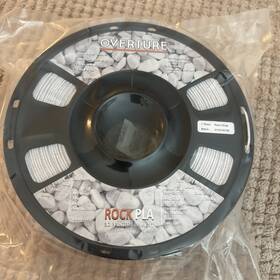 Overture 810031291656 Sealed Rock Pla Filament 1.75mm - 3d Printer Filament. White
