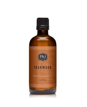 P&j Trading 685646896141 Fragrance Oil - Teakwood 100ml Candle Scents Soap Diffuser