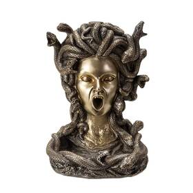 15632 Pacific Trading Medusa Backflow Burner Greek Mythology Waterfall Incense
