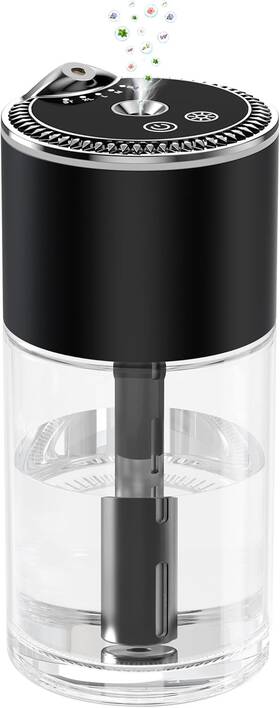 Diff-xt06-blk Pancellent Essential Oil Diffuser Car Air Fragrance Freshener Aromatherapy Black