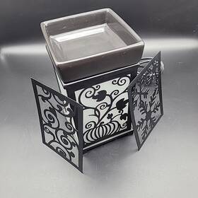 P90928 Partylite Change O Warmer Scentglow Winter Fall Seasonal Magnetic Plates #p90928
