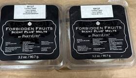 Sx127 Partylite 2 Forbidden Fruits Coconut Caress Scent Plus Melts 9 Pc