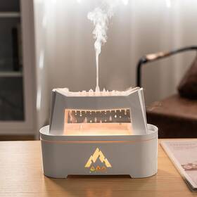 Po-c02 Peapoet Flame Essential Oil Diffusers For Home Rain Drop Diffuser Bedroom Aromatherap