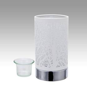 Peterson Artwares 445047868818 White Style Forest Touch Lamp Essential Oil Diffuser And Wax Warmer
