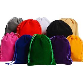 Petunny 631344115350 30 Pcs Velvet Drawstring Bags 3.93 Inch X 4.72 Pouch For Gift Wedding