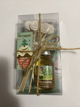 Pier 1 Imports 2830617 One Reed Diffuser Cupcake Frosting Scent Home Discontinued New