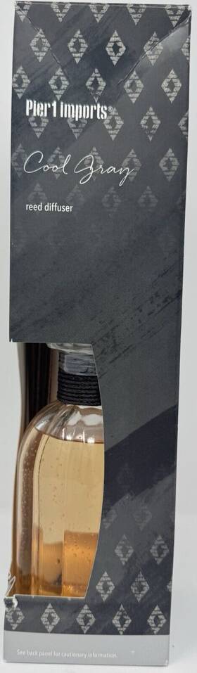 4134383 Pier 1 Imports One Cool Gray Reed Diffuser Set 10 Fl Oz Htf