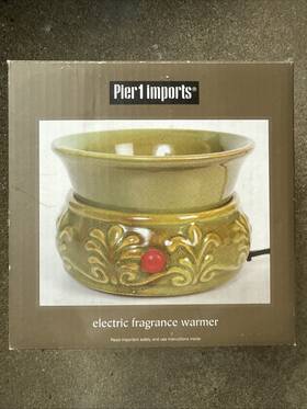 Ccw-008 Pier 1 Imports One Electric Warmer With Box. Doesn T Look To Be Ever Used- Box Worn Edges