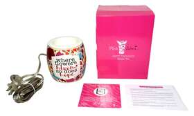 4015494 Pink Zebra Where Flowers Bloom Happy Thoughts Simmer Pot New Open Box Retired