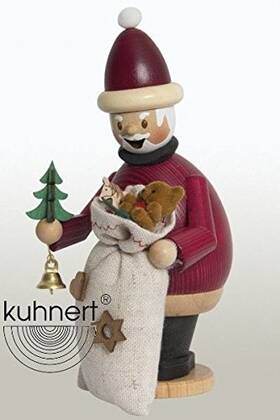 Ppt-018-0054 Pinnacle Peak Trading Happy Max As Santa Claus German Wood Christmas Incense Smoker Made In Germany
