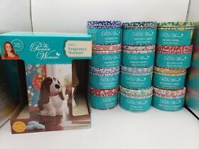 Pioneer Woman Charlie Dog Warmer And Wax Melts. 12 Holiday Scents 2.7oz Each
