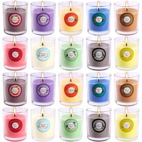 Znncm11 Pliadvbu 20 Pack Strong Scented Candles Gift Set With 10 Fragrances For Home And Women