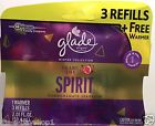 Plugins Glade Scented Oil 3 Refills Pomegranate Sparkler Scent With Free Warmer 046500765049