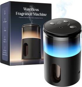 Wx-02 Pmsusoow Waterless Essential Oil Diffuser Battery Mini Scent Diffusers For Home&car With