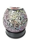 Pmw179 Aurora Crackle Glass Touch Oil Warmer 602401768901