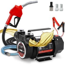 Poa-qyb-3 Poafamx 16 Gmp Diesel Transfer Pump 12v Dc Fuel Kit With Nozzl