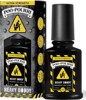 Poo-pourri 848858018675 Before-you-go Toilet Spray Extra Strength Heavy Doody 2 Fl Black