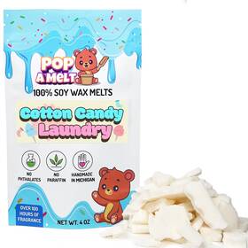 Ccl101 Pop A Melt Cotton Candy Laundry Scented Wax Fragrance Melts - That Smells Lik