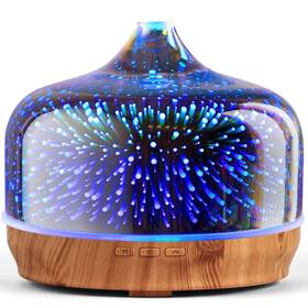 Porseme 011485254033 500ml Essential Oil Diffuser 3d Glass Aromatherapy Ultrasonic Humidif