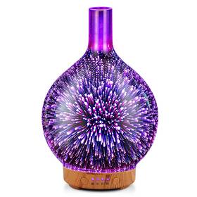 Porseme 011655134622 3d Glass Diffuser 100ml Led Auto Off Timer Bpa Free Rose Gold Aroma Mister New