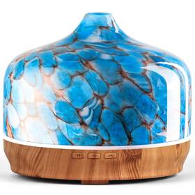 F5-500ml Porseme 500ml Glass Essential Oil Diffuser Aromatherapy Ultrasonic Cool Mist Humidifi