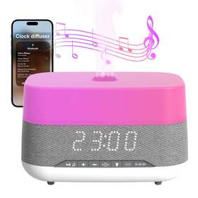 Pribuy Ca-m01 300ml Essential Oil Diffuser With Bluetooth Speaker And Alarm Clock Auto Shut