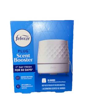 21106429 Procter & Gamble Febreze Scent Booster Oil Warmer Multiple Scents White Boost Features