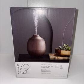 8906 Project 62 191908890869 Ultrasonic Essential Oil Diffuser Brown/terracotta Color 10.15 Fl Oz