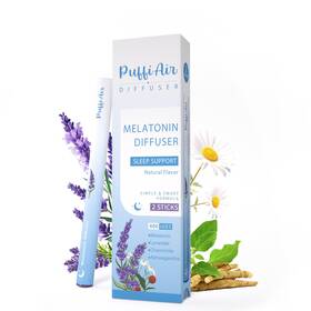 Padbue600 Puffiair Herbal Melatonin Diffuser Pen Upgraded With Lavender Chamonile And Ashwagandh