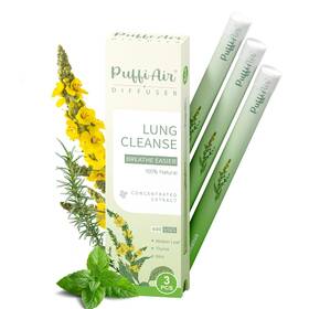 Padgreen6003pc Puffiair Herbal Diffuser Pen Lung Cleanse With Mullein Thyme Mint For Bett