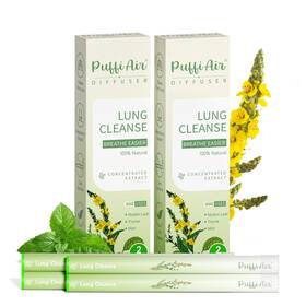 Padgreen6004pc Puffiair Herbal Diffuser Pen Detox With Mullein Thyme And Mint For Better Bre