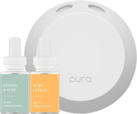 Pura 313111370376 - Smart Home Fragrance Device Starter Set 4 Scent Diffuser For Hom