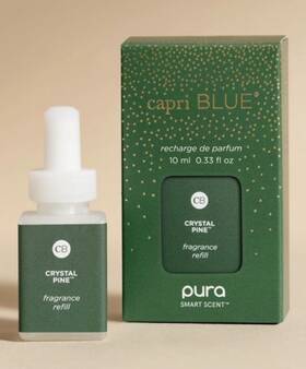 Pura 617018012583 Capri Blue Crystal Pine Smart Vial Fragrance Refill 0.33 Oz Lot Of 2