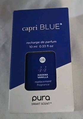 Pura 617018012590 Smart Scent Capri Blue Replacement Fragrance Refill 44 Cb Havana Vanilla