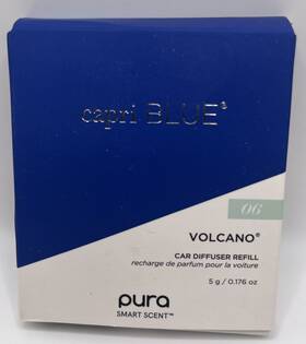 Pura 617018019407 Capri Blue Volcano 06 Car Diffuser Refill Smart Scent 0.176 Oz. Free Ship
