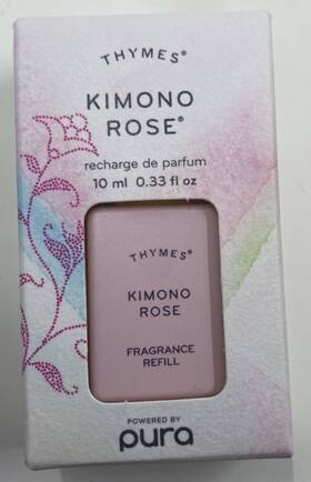 Pura 637666000596 Diffuser 10ml Fragrance Recharge Refill Kimono Rose By Thymes Nib