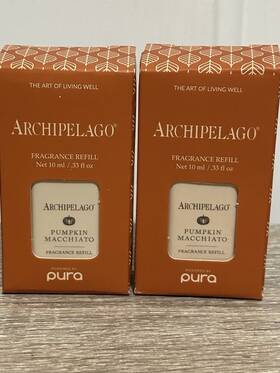 2-pura Pura 755167005183 Archipelago Pumpkin Macchiato Smart Diffuser Replacement Fragrance Refill