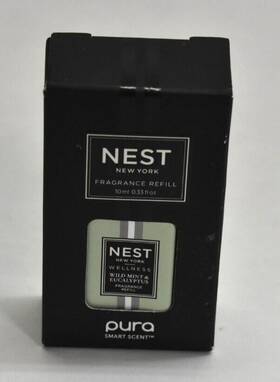 Pura 810076670355 Nest New York Smart Scent Fragrance Refill Wild Mint And Eucalyptus 10ml