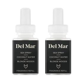 Pura 810076671420 Guy Fox Smart Air Diffuser Refill 2 Pack Del Mar Scent Long Lasting Fragrance