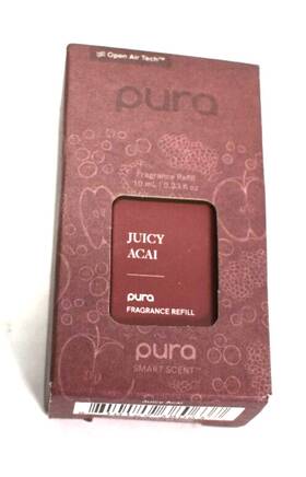 Pura 810129380637 Smart Scent Juicy Acai Fragrance Refill 10ml 0.33 Fl Oz New