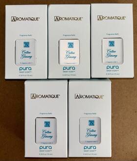 Pura 810129388657 Smart Scent 5pk Fragrance Refill Cotton Ginseng Diffuser Oils Aromatique