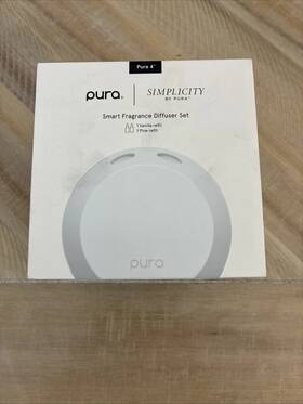 Pura 810180402859 New 4 Smart Fragrance Diffuser W 2 Scents - Vanilla And Pine